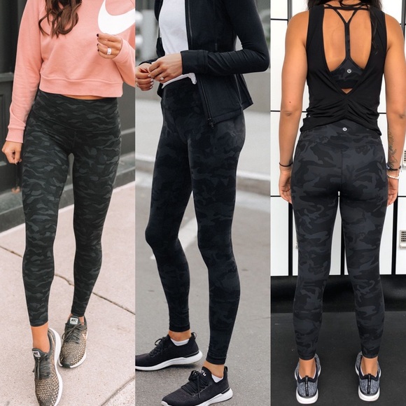 NWT💕Lululemon Align HR Pant Incognito Gator Camo - Picture 2 of 8